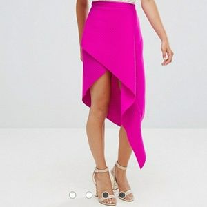 Asos hot pink skirt